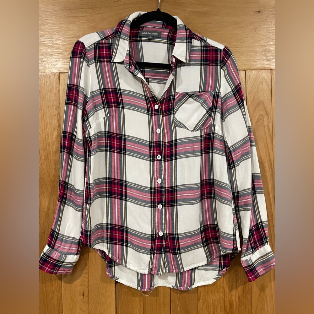 Plaid Button Down Women’s Shirt